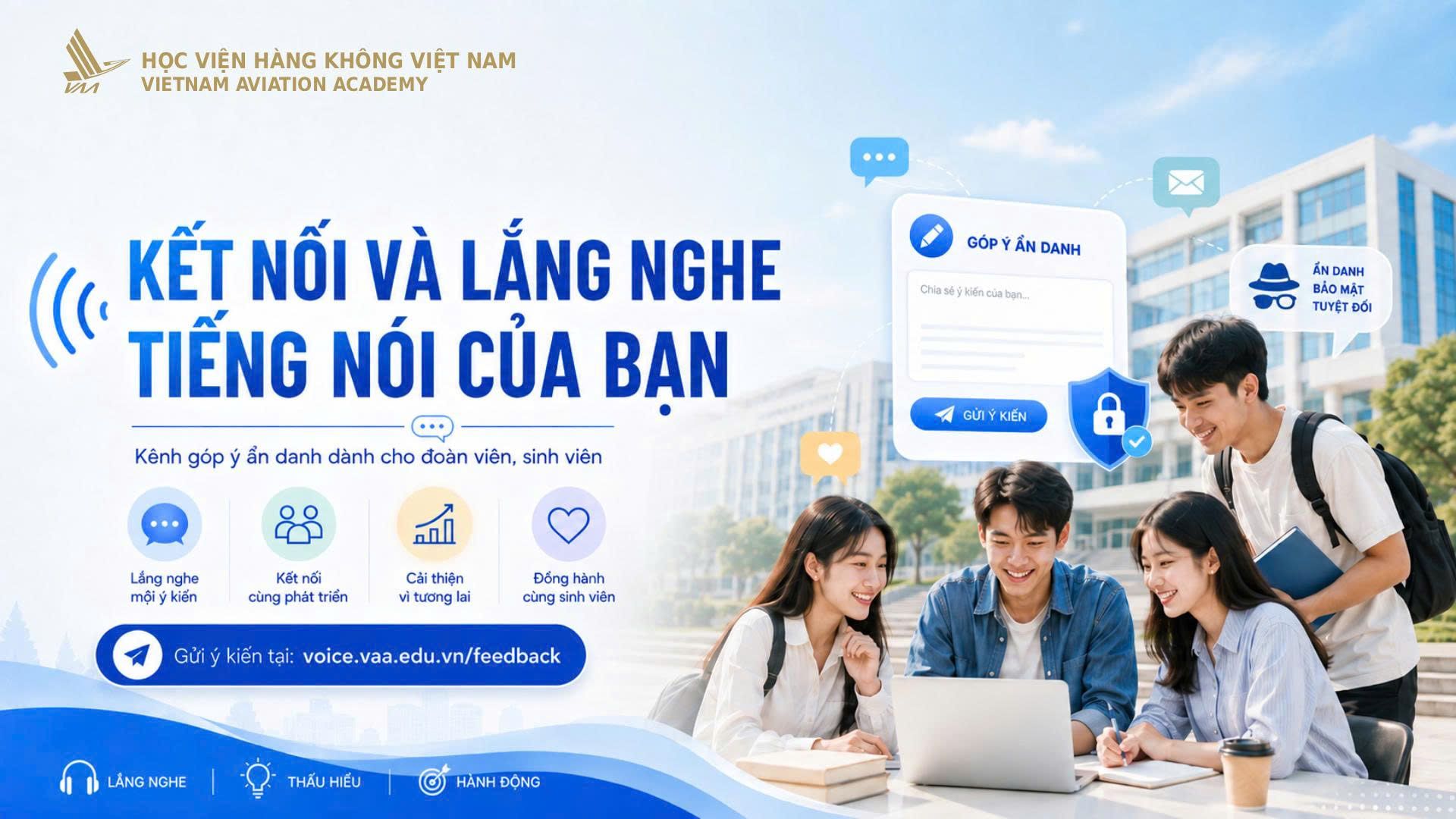 TIẾNG NÓI CỦA BẠN – ĐỘNG LỰC ĐỂ HỌC VIỆN PHÁT TRIỂN